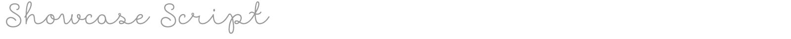 Showcase font preview